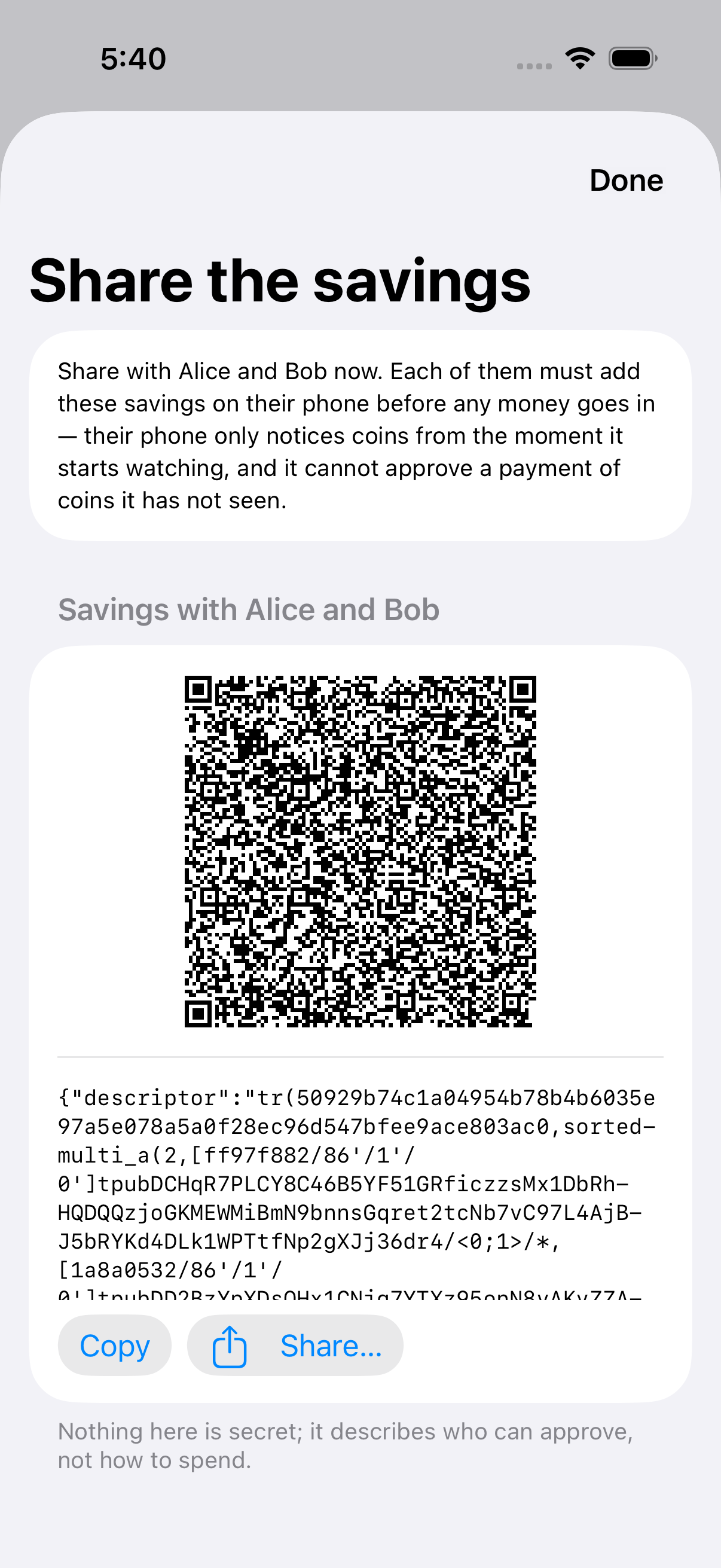 Winnow on iPhone: invite the other owners.